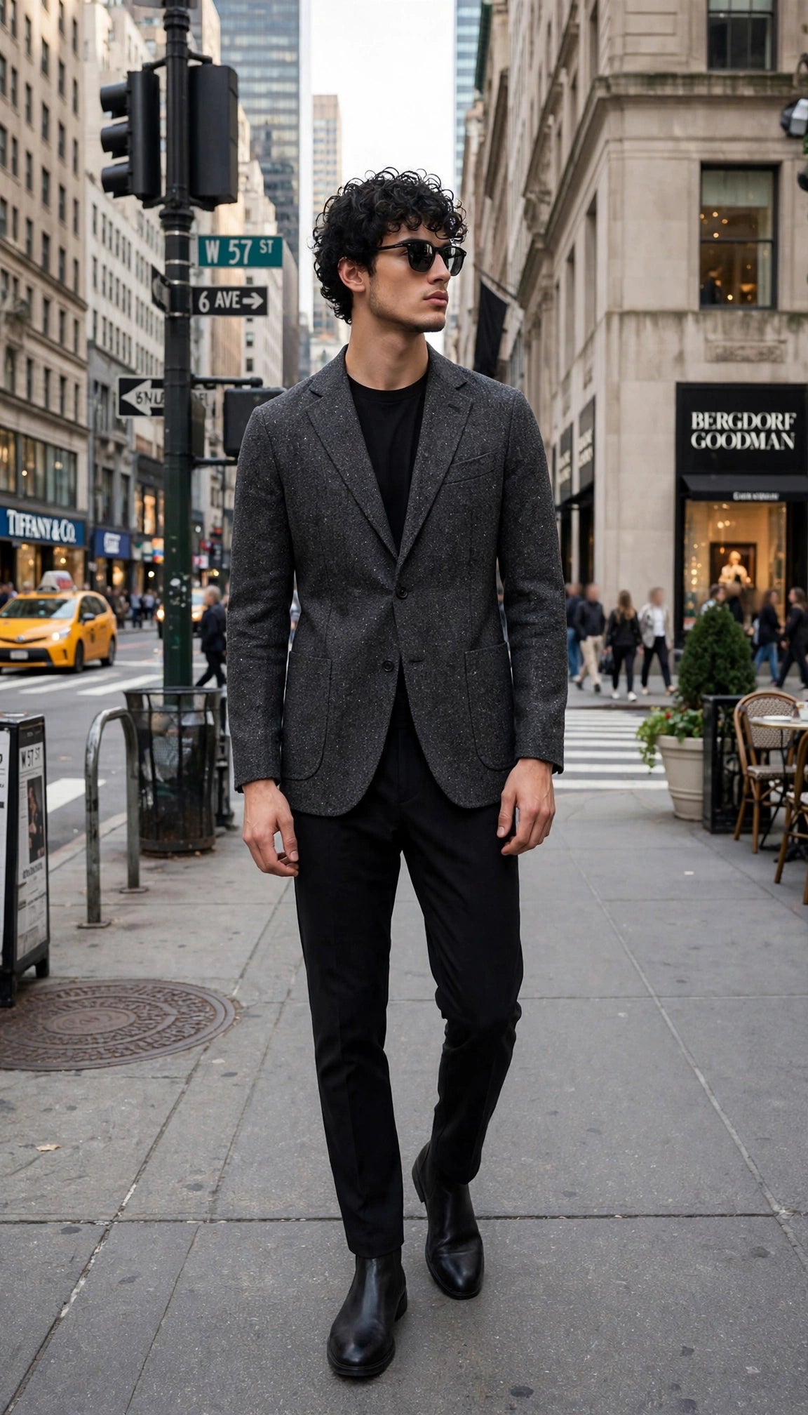 Sartorio Woven Virgin Wool-Silk-Linen Sport Jacket