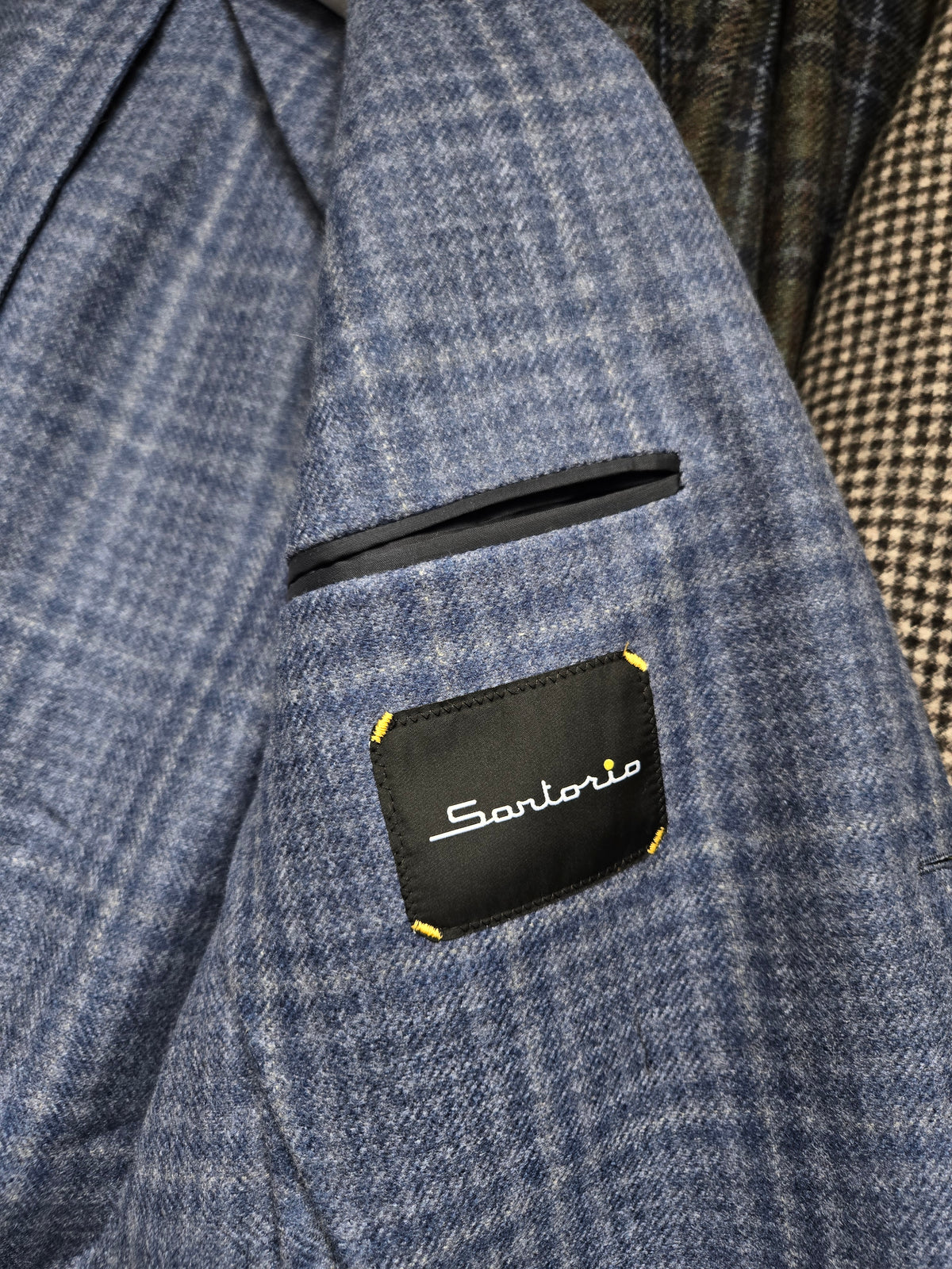 Sartorio Prince of Wales Cashmere Sport Jacket