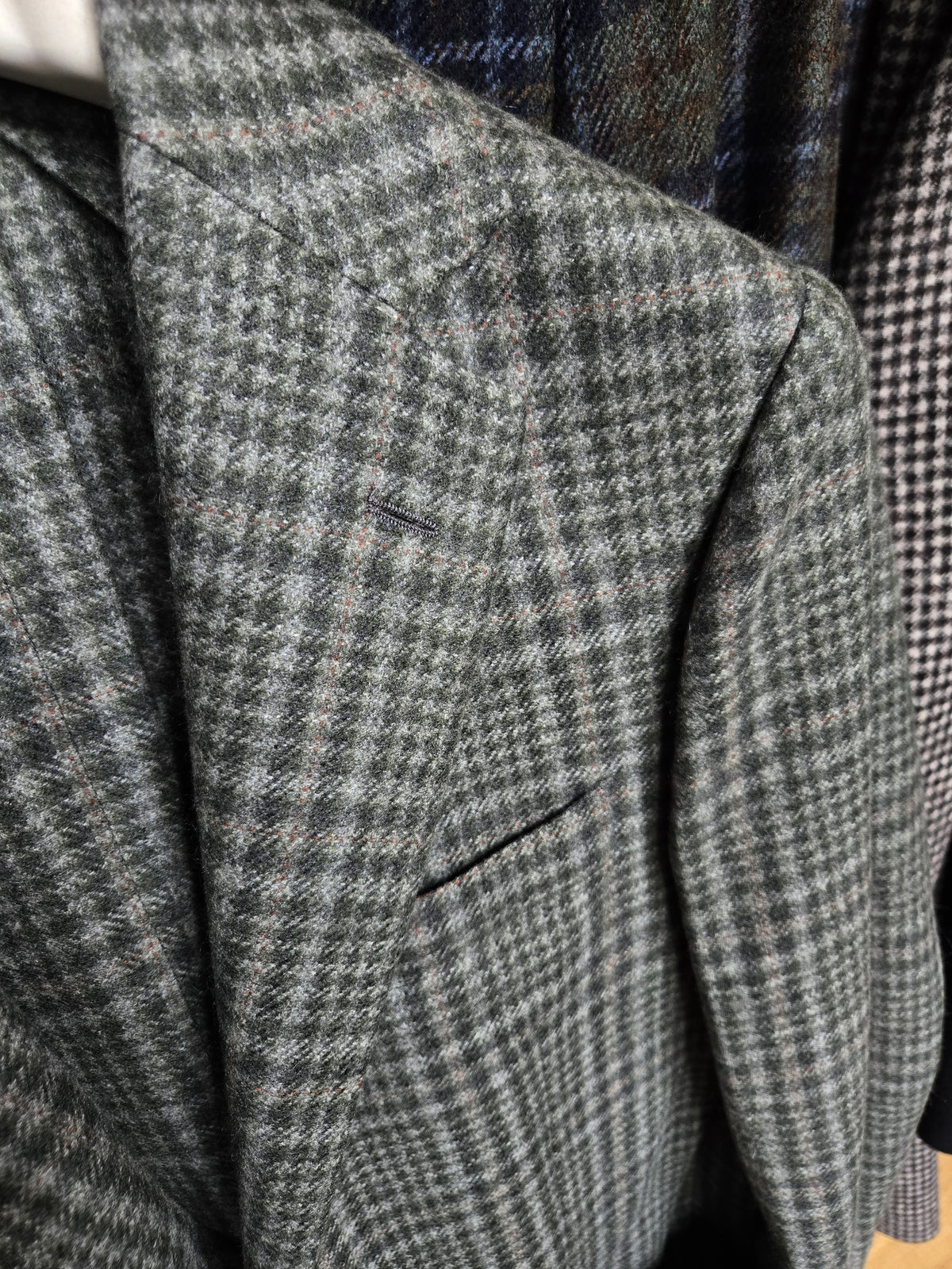 Sartorio Prince of Wales Cashmere Sport Jacket