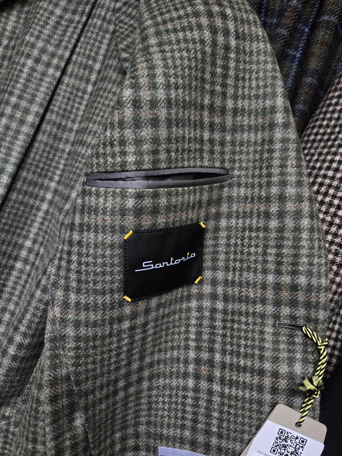 Sartorio Prince of Wales Cashmere Sport Jacket