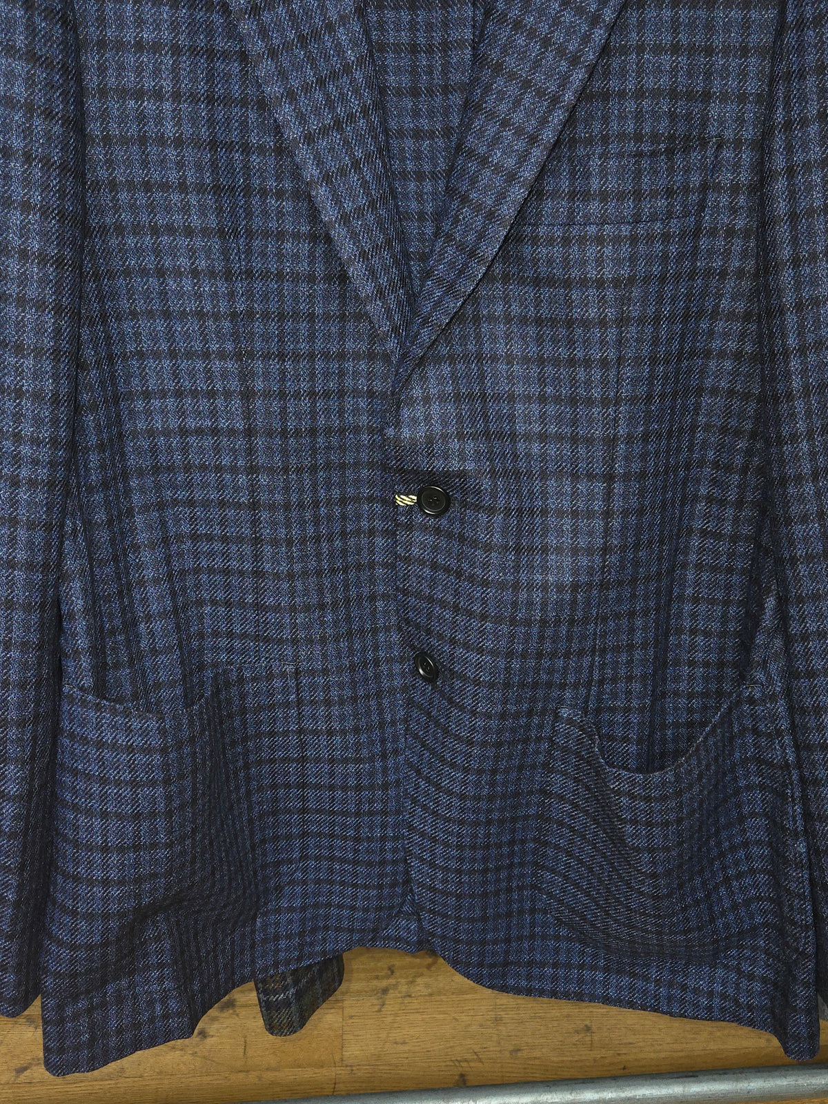 Sartorio Shepherd Check Virgin Wool Sport Jacket