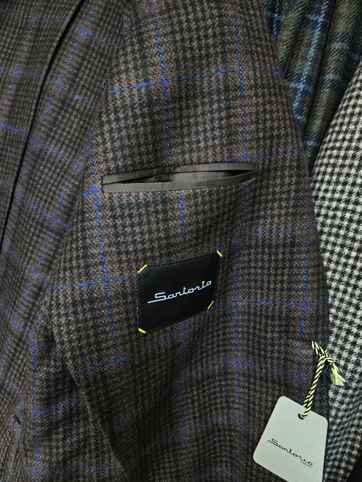 Sartorio Prince of Wales Cashmere Sport Jacket