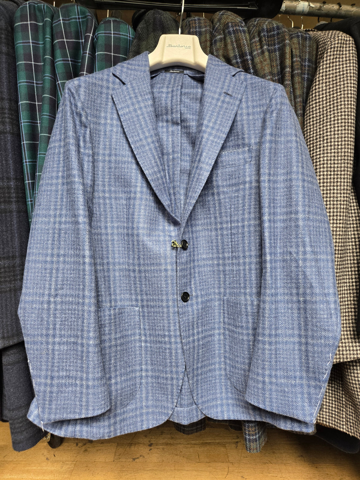 Sartorio Prince of Wales Cashmere Sport Jacket