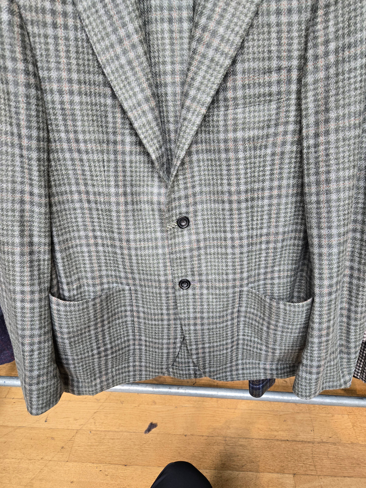 Sartorio Prince of Wales Cashmere Sport Jacket