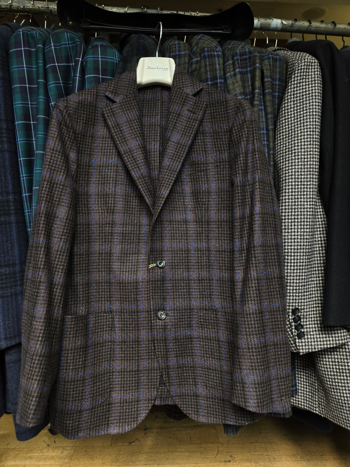 Sartorio Prince of Wales Cashmere Sport Jacket