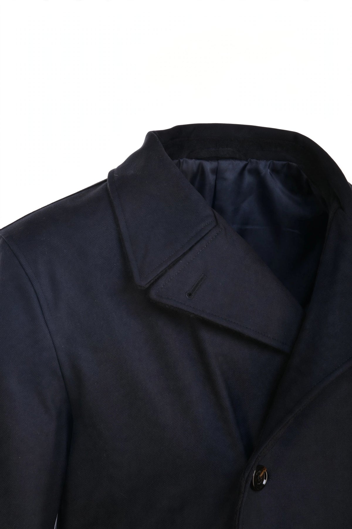 Kired Gyala Acrylic-Wool Double-Breasted Reversible Overcoat