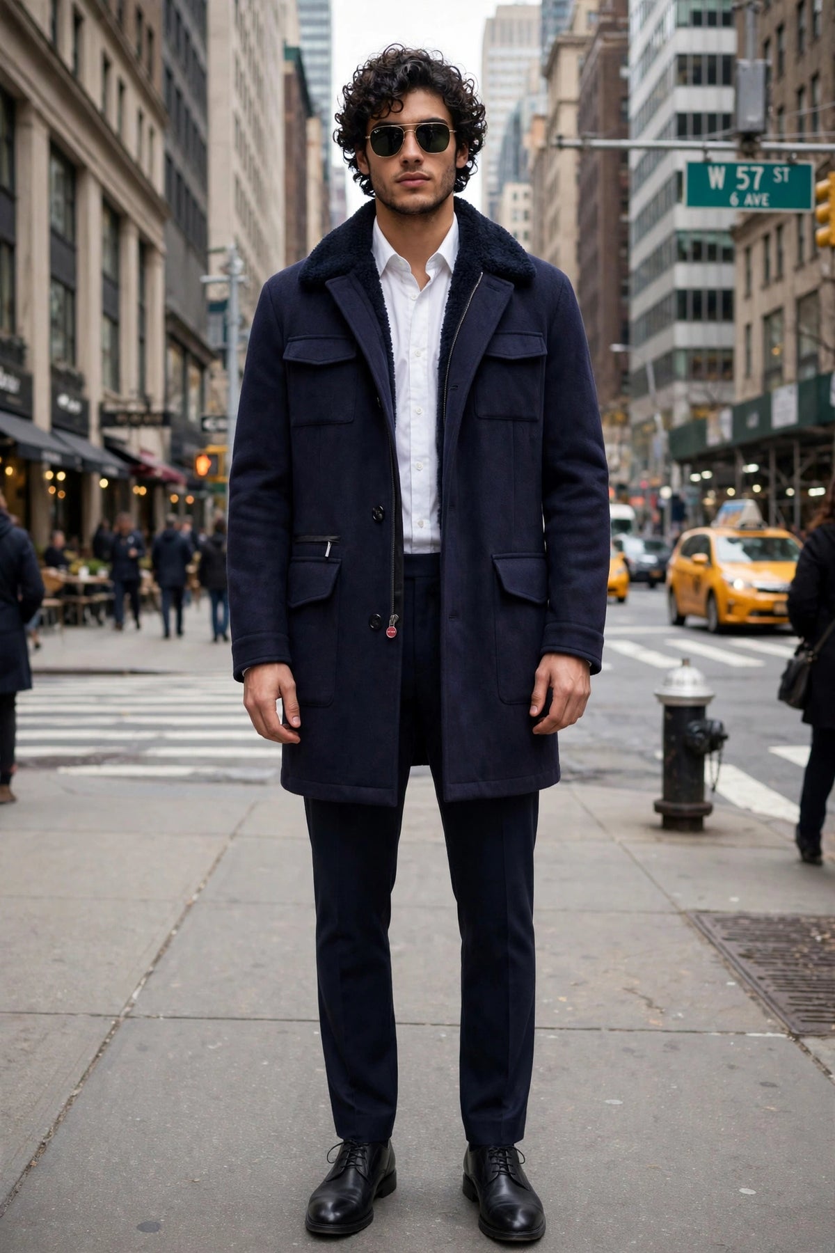 Kiton Cashmere-Shearling Overcoat