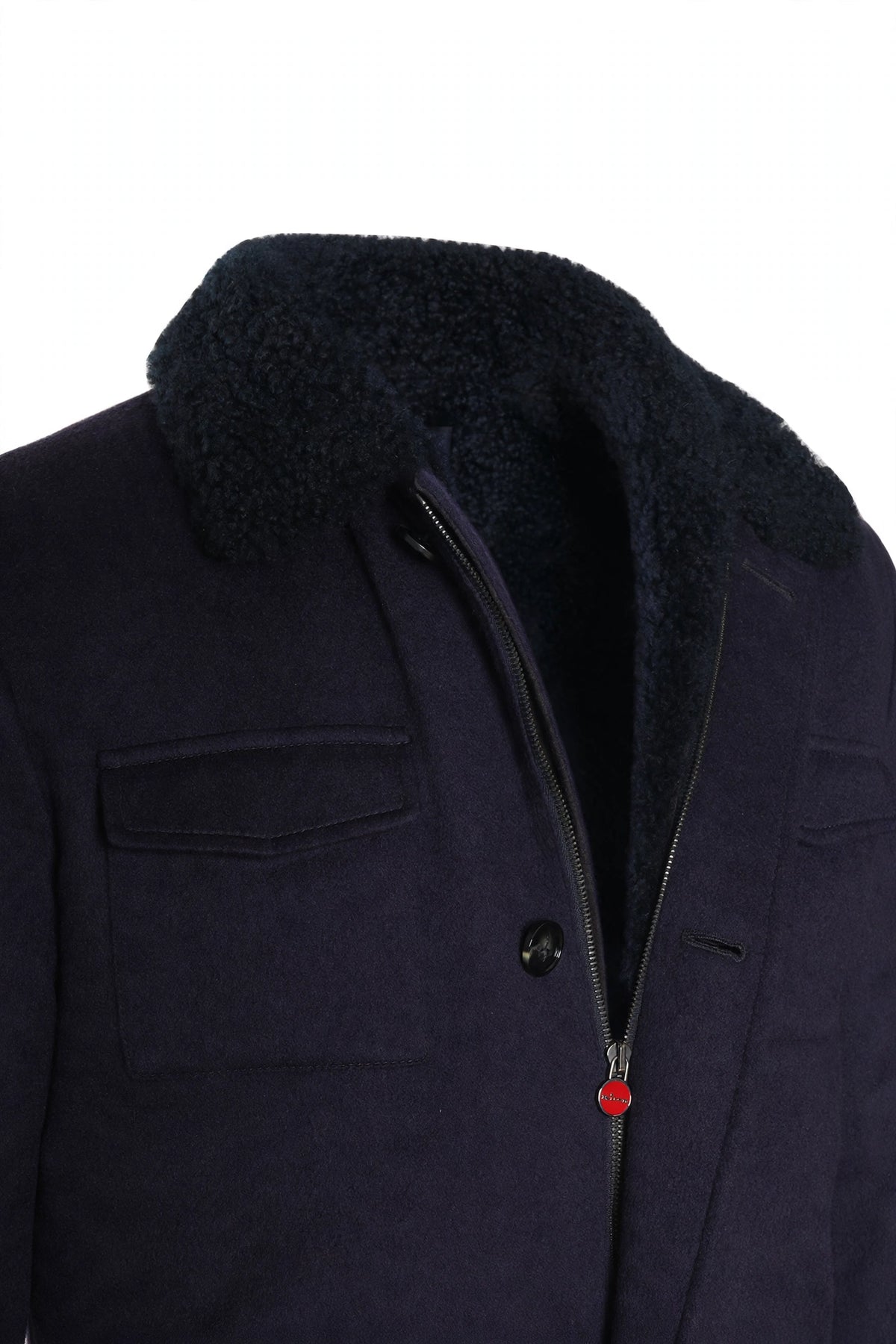 Kiton Cashmere-Shearling Overcoat