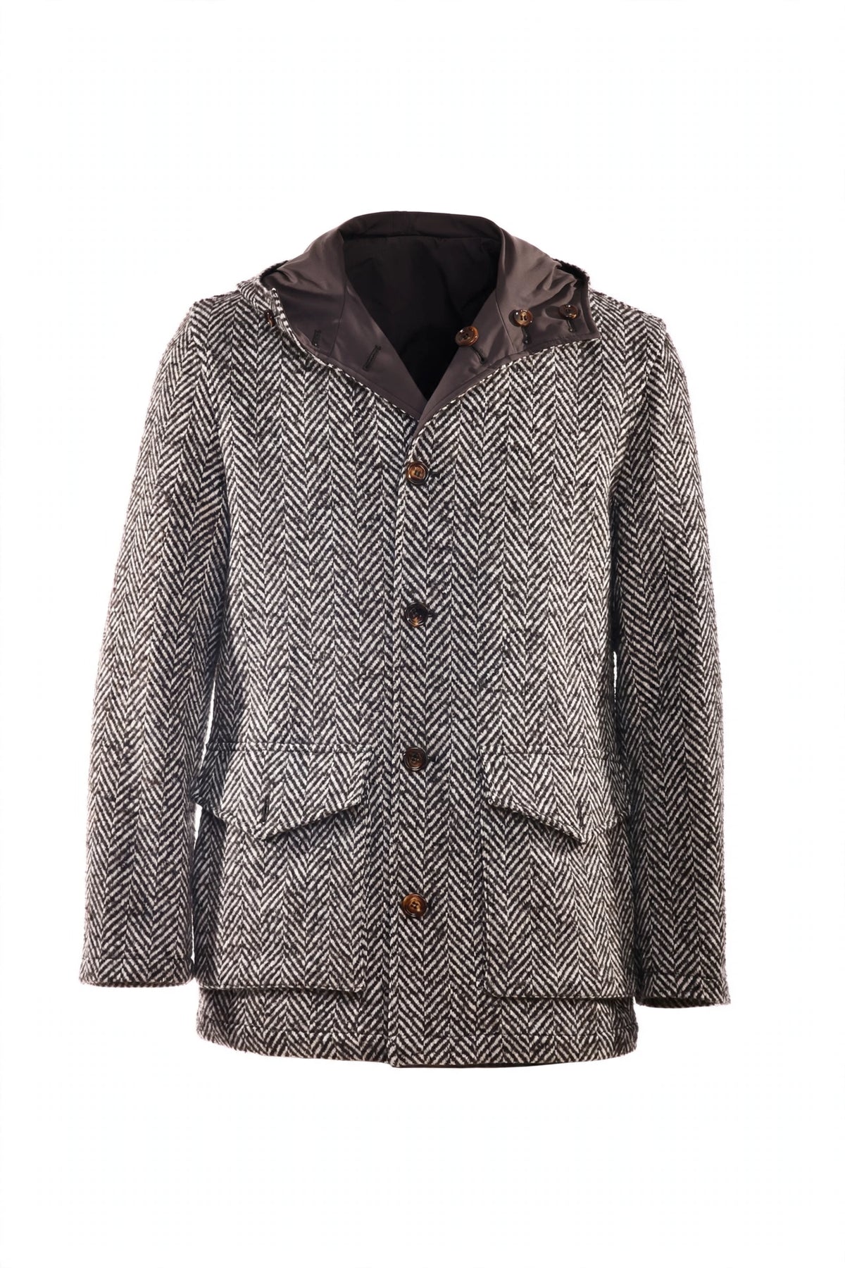 Kired Himal 2 Herringbone Virgin Wool-Alpaca Reversible Jacket
