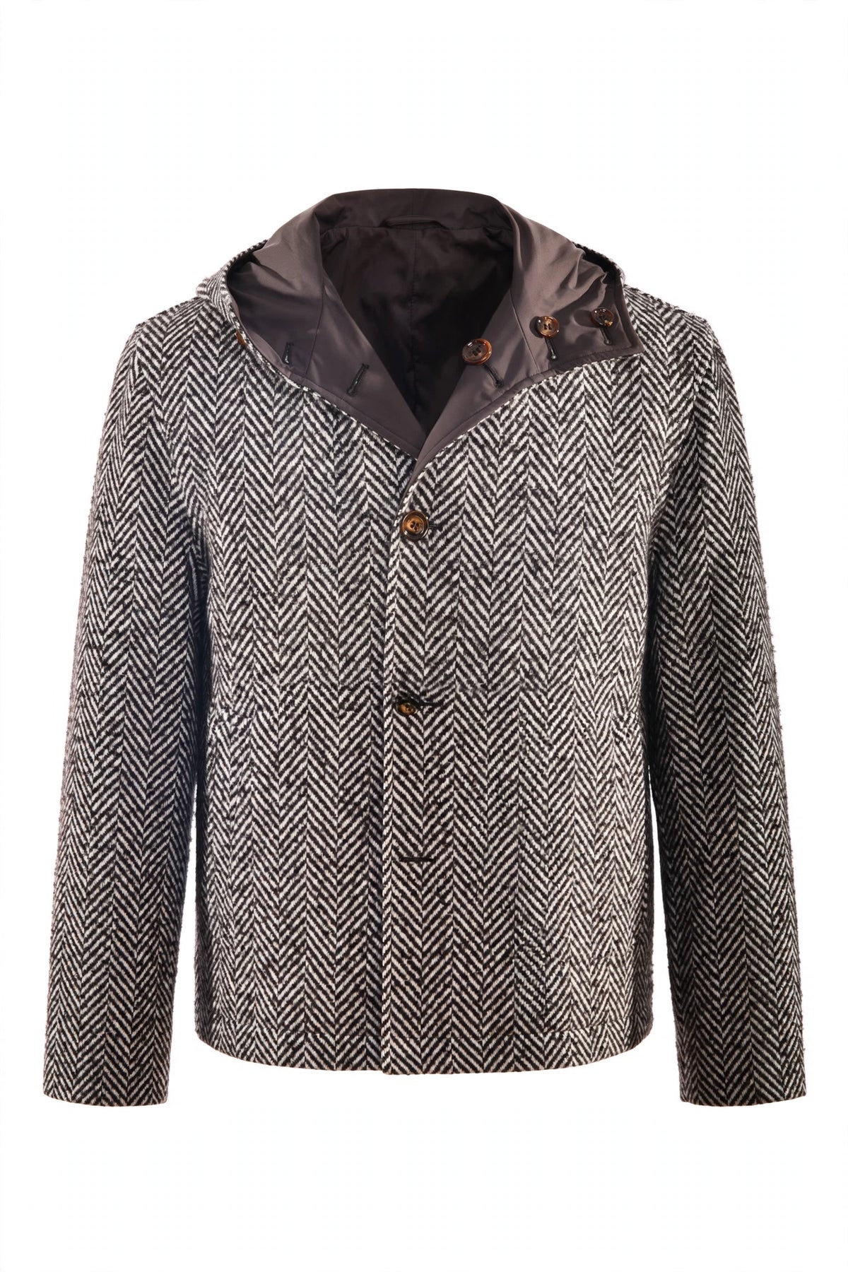 Kired Himal 2 Herringbone Virgin Wool-Alpaca Reversible Jacket
