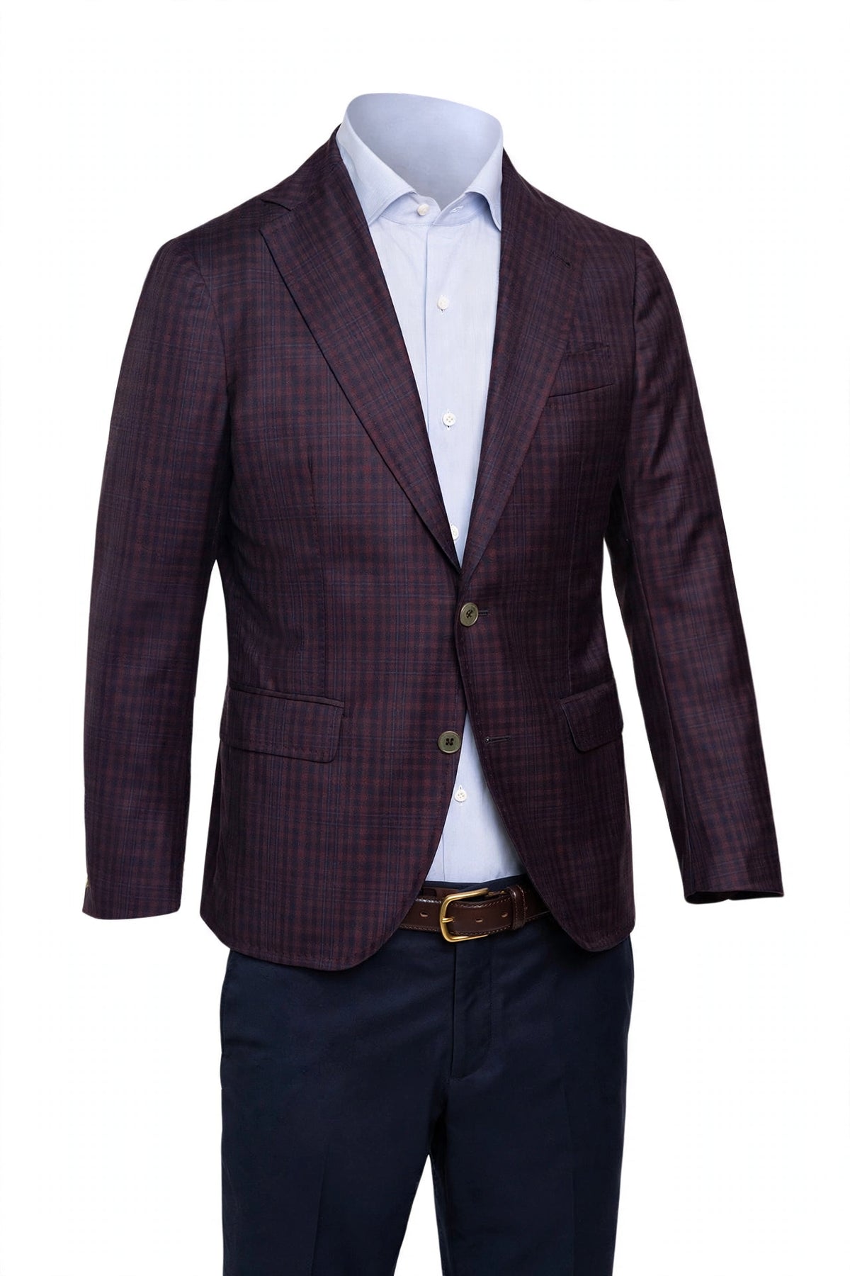 Sartorio Checked Virgin Wool Sport Jacket