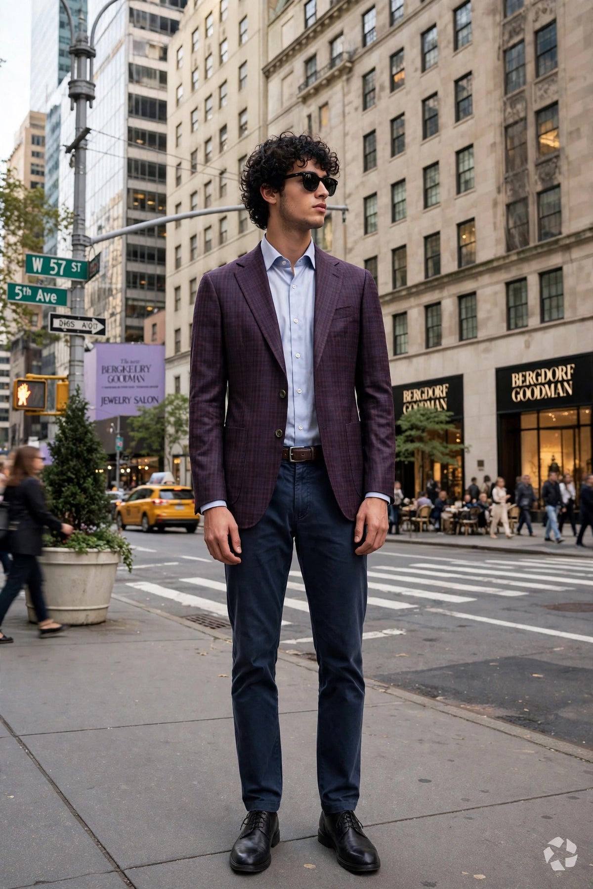 Sartorio Checked Virgin Wool Sport Jacket