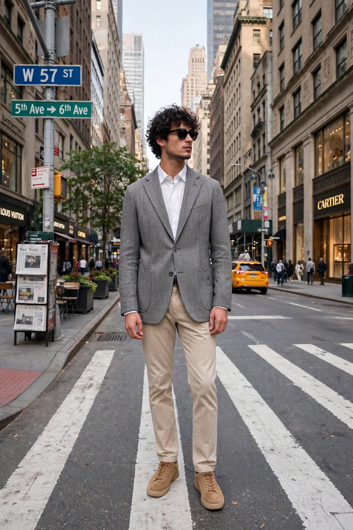 Sartorio Herringbone Virgin Wool-Silk-Cotton Sport Jacket