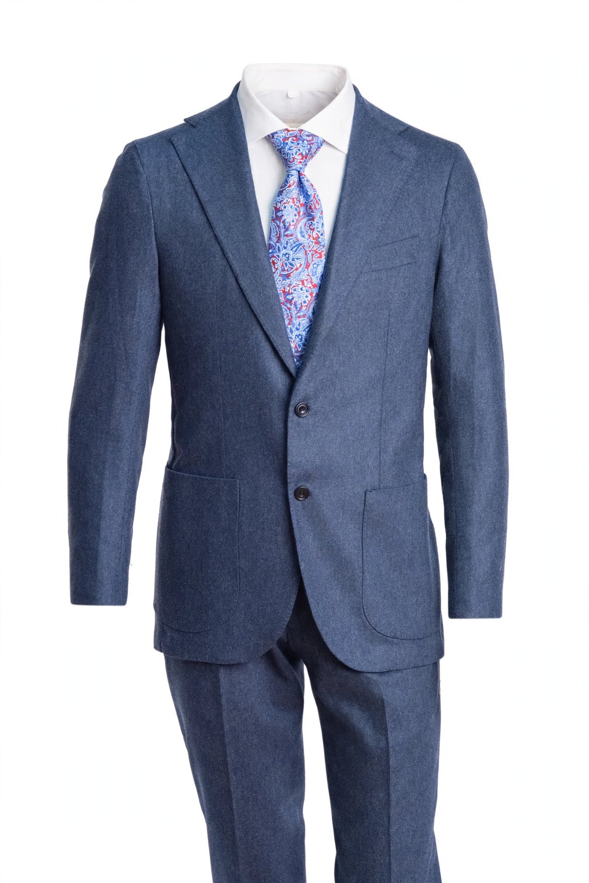 Sartorio Solid Virgin Wool-Cashmere Suit