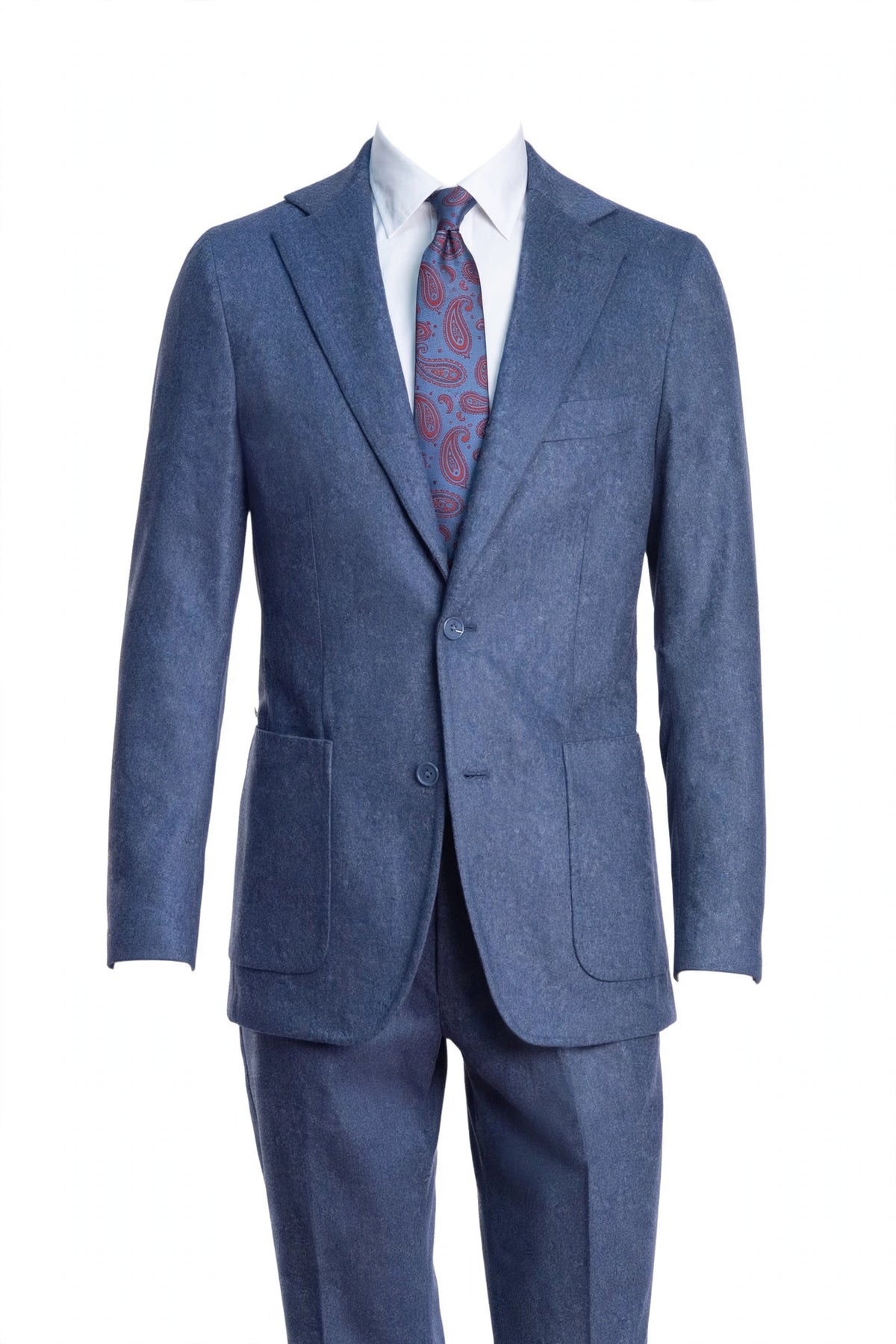 Sartorio Solid Virgin Wool-Cashmere Suit