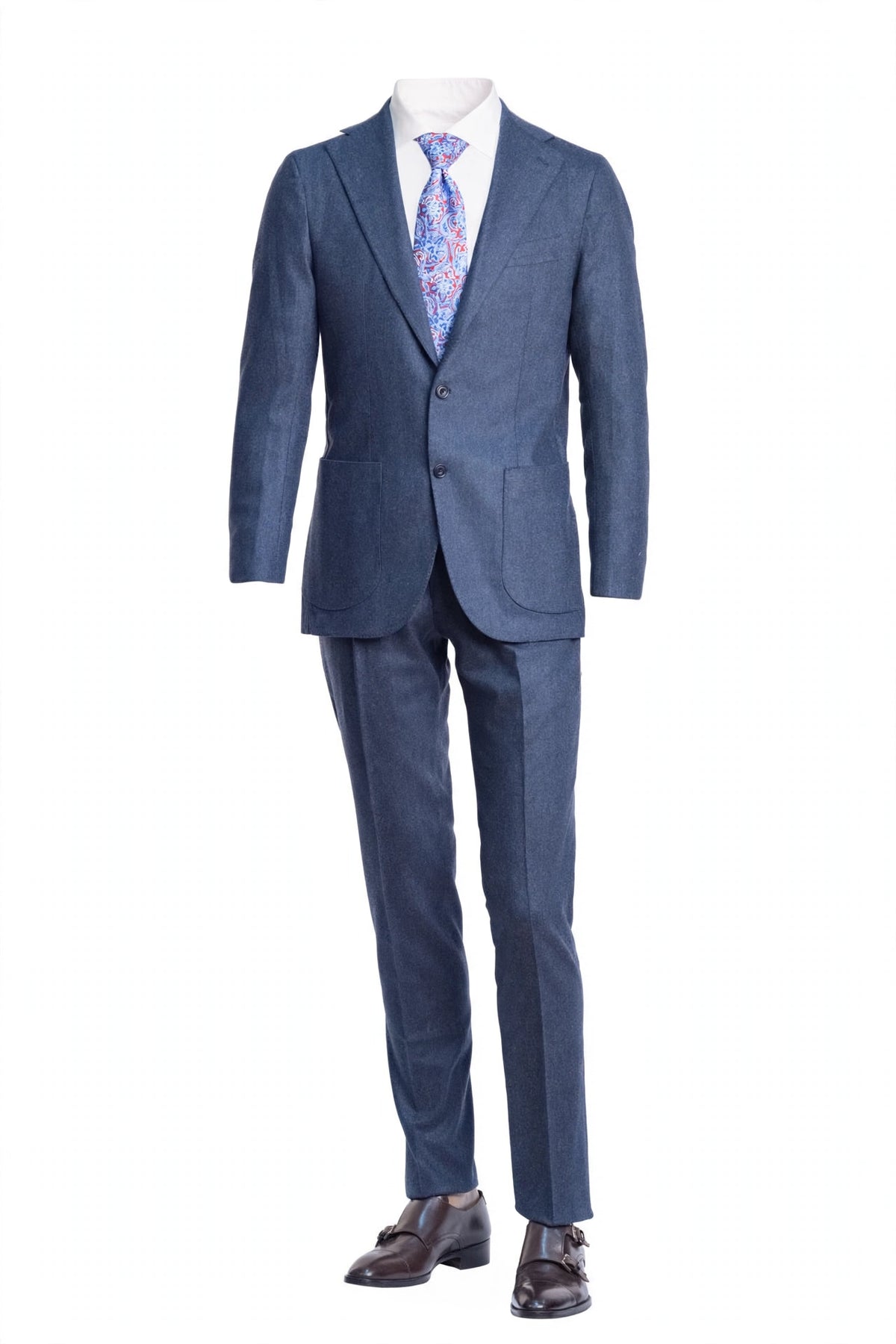 Sartorio Solid Virgin Wool-Cashmere Suit