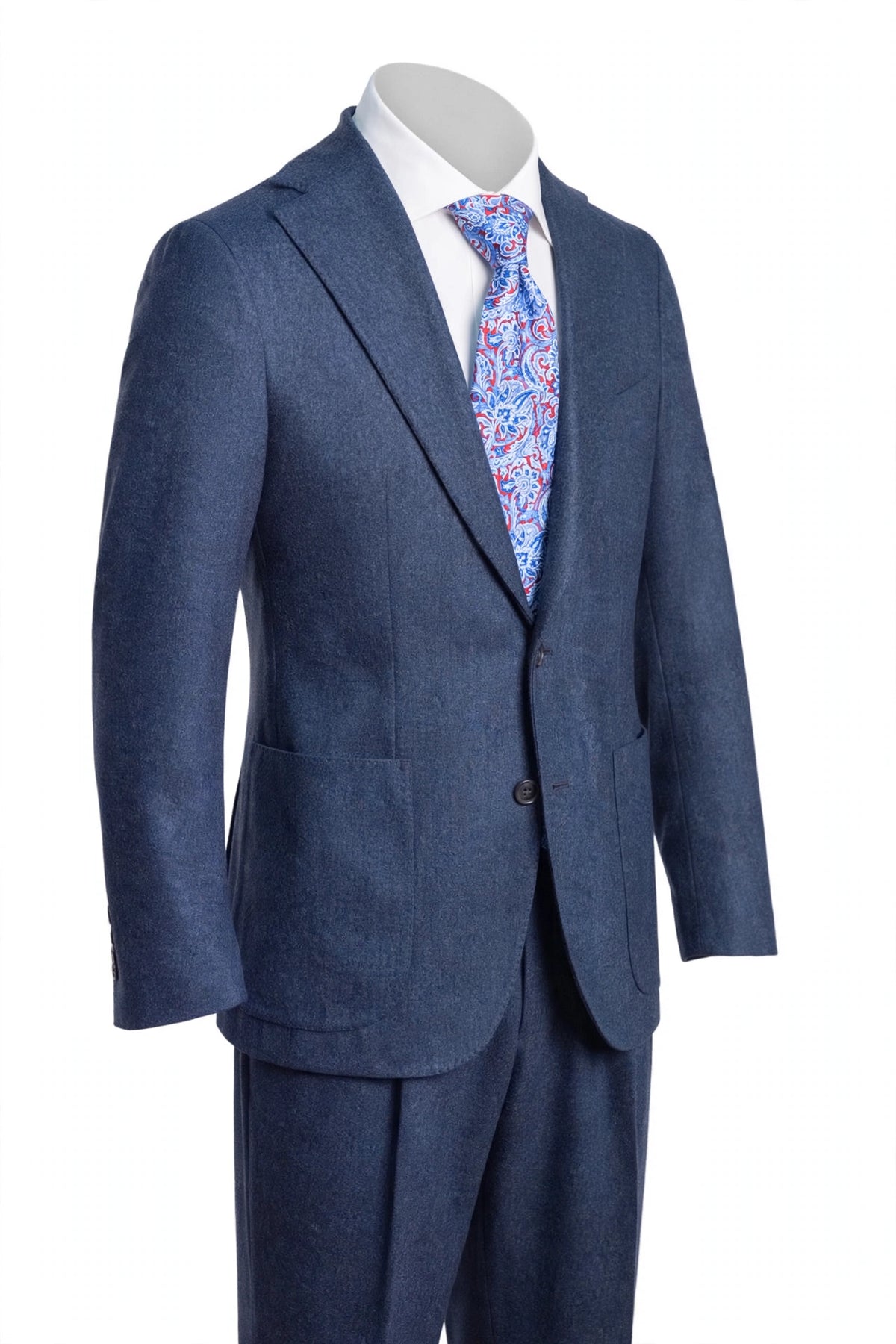 Sartorio Solid Virgin Wool-Cashmere Suit