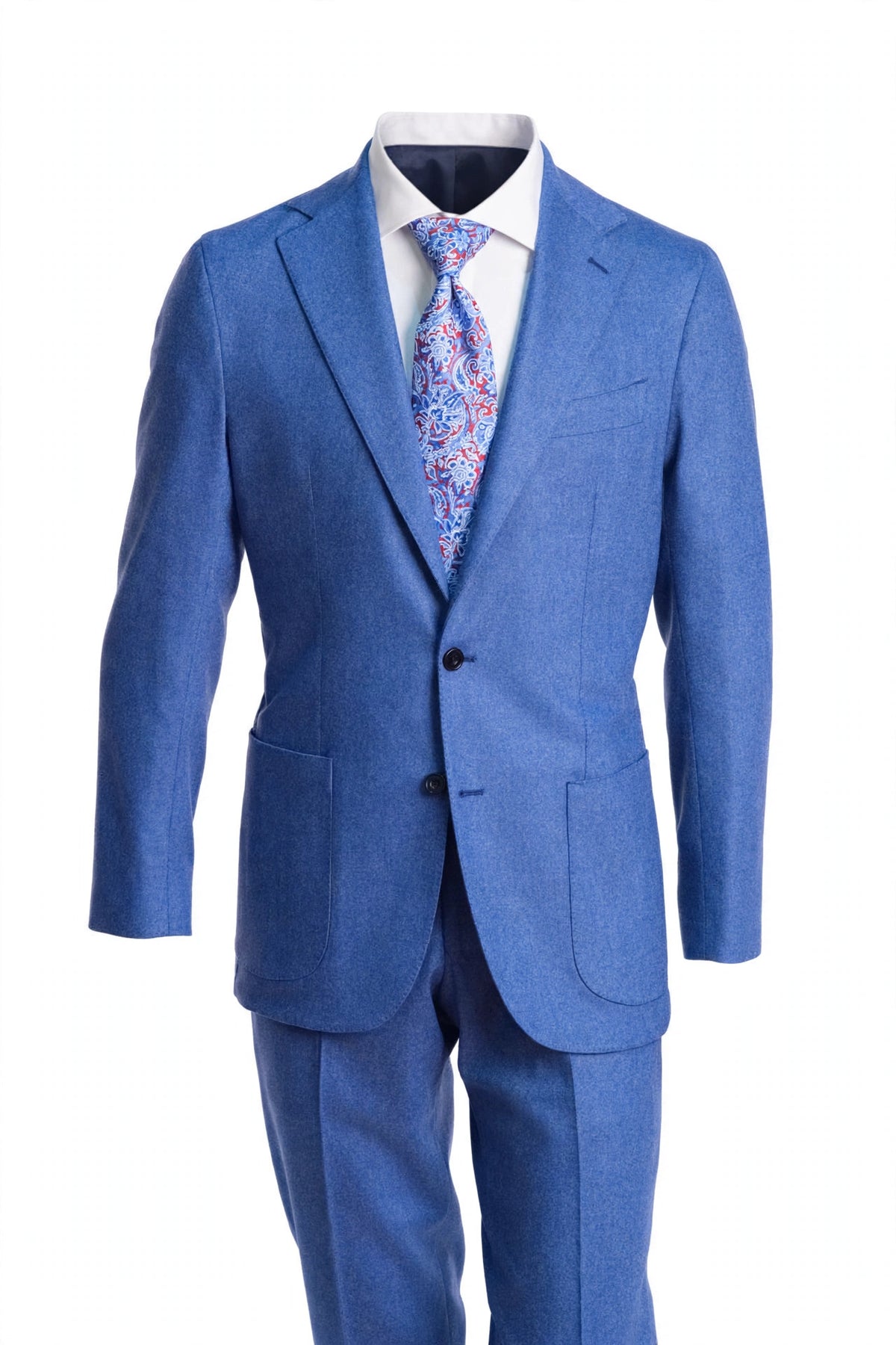 Sartorio Solid Virgin Wool-Cashmere Suit