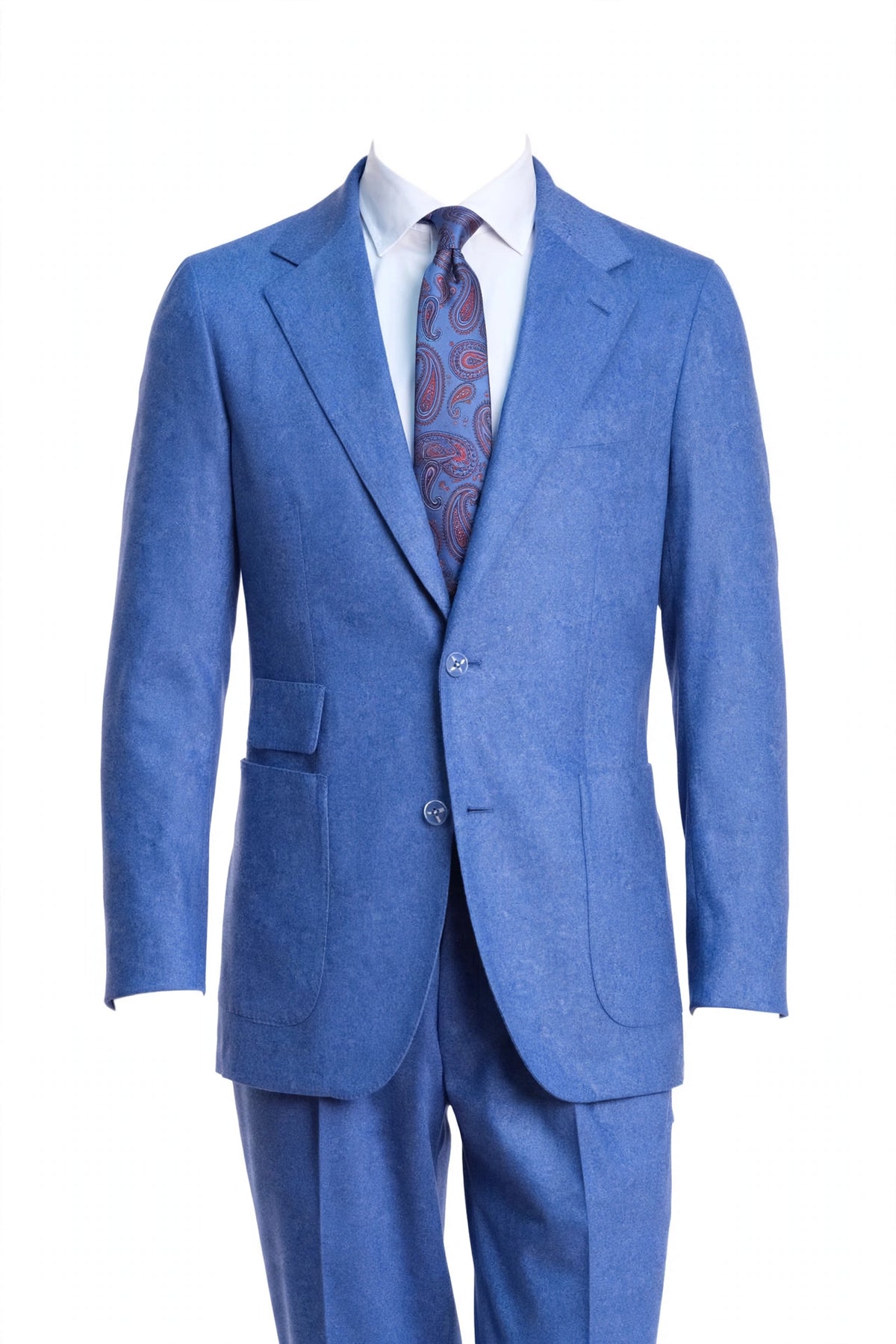 Sartorio Solid Virgin Wool-Cashmere Suit