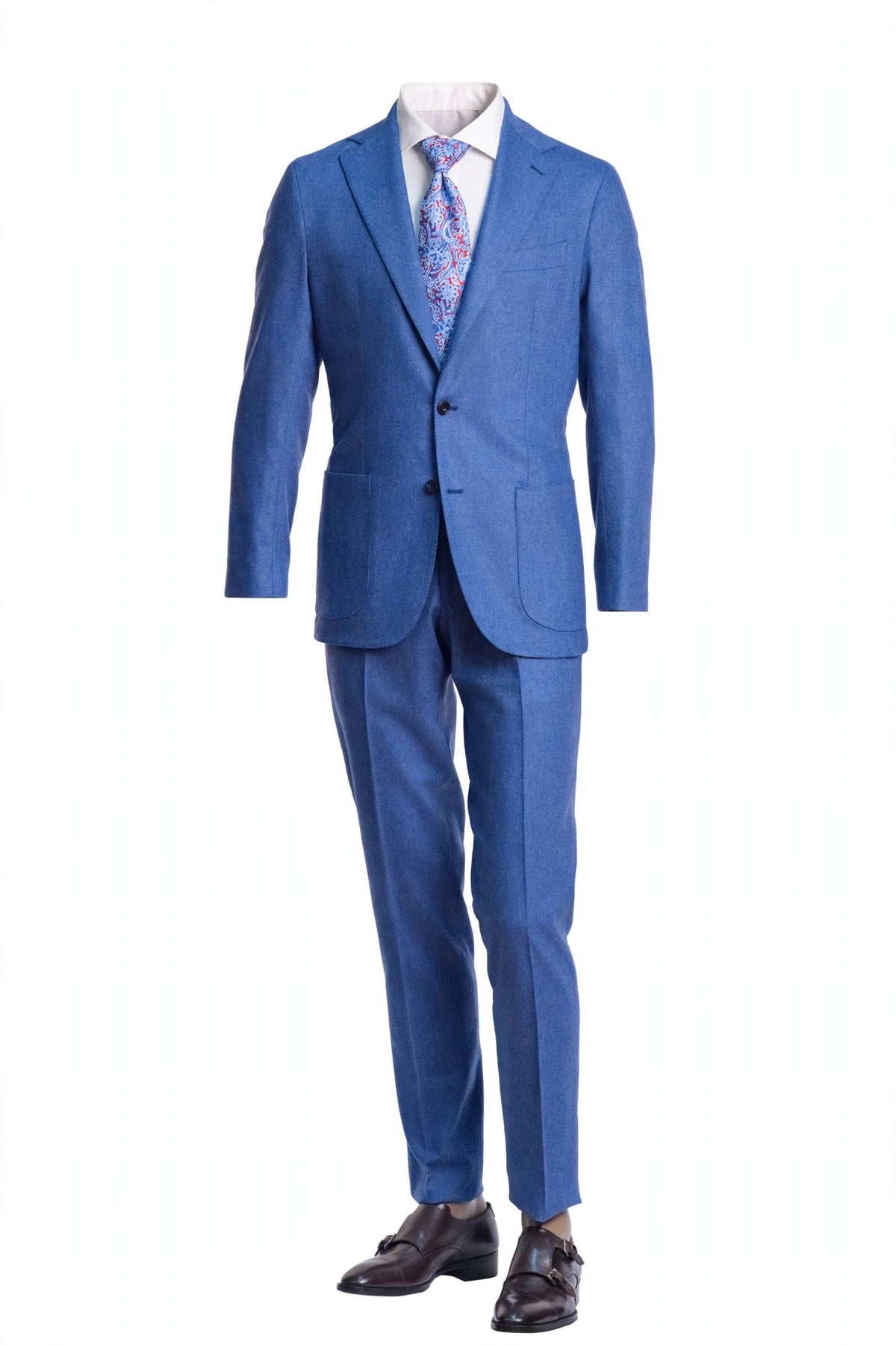 Sartorio Solid Virgin Wool-Cashmere Suit