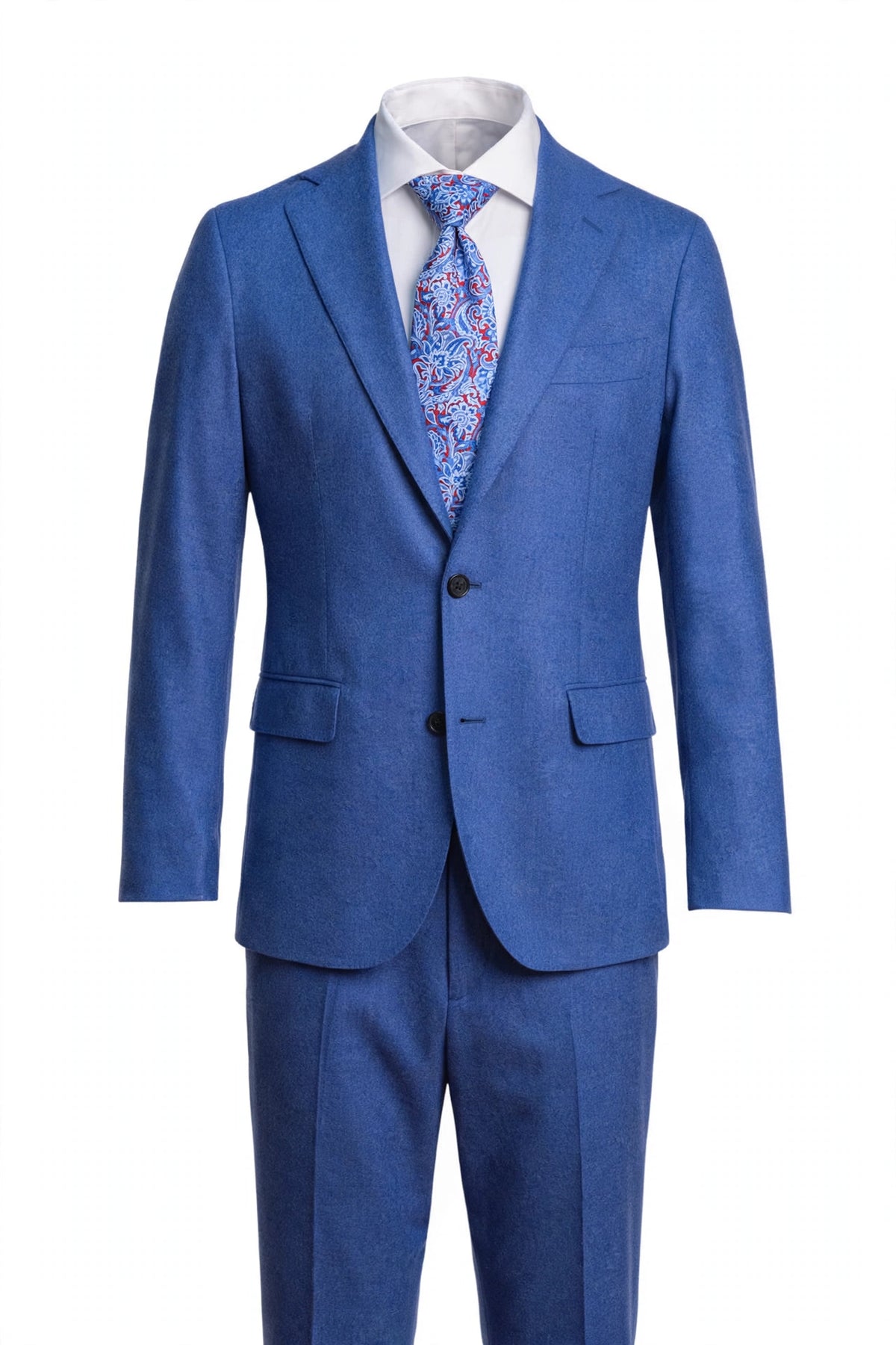 Sartorio Solid Virgin Wool-Cashmere Suit