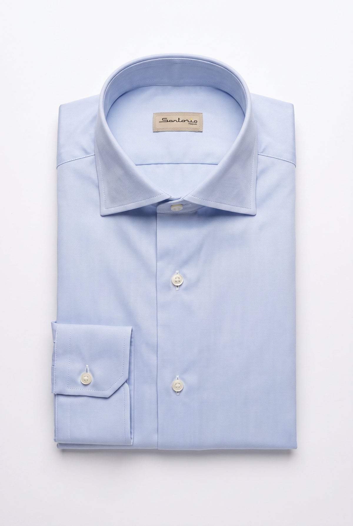Sartorio Cotton Dress Shirt in cornflower blue