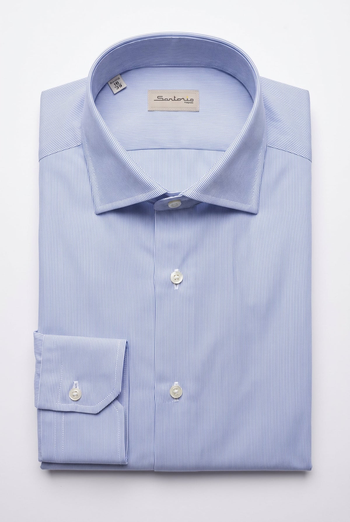 Sartorio Cotton Micro Pinstripe Dress Shirt