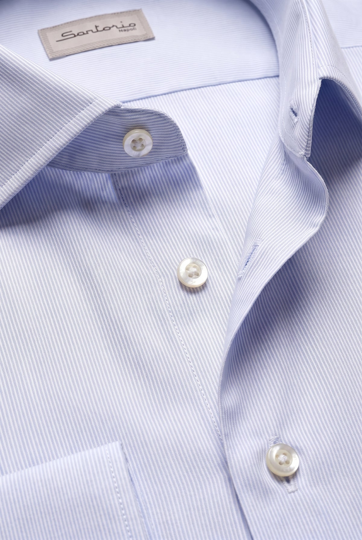 Sartorio Cotton Micro Pinstripe Dress Shirt