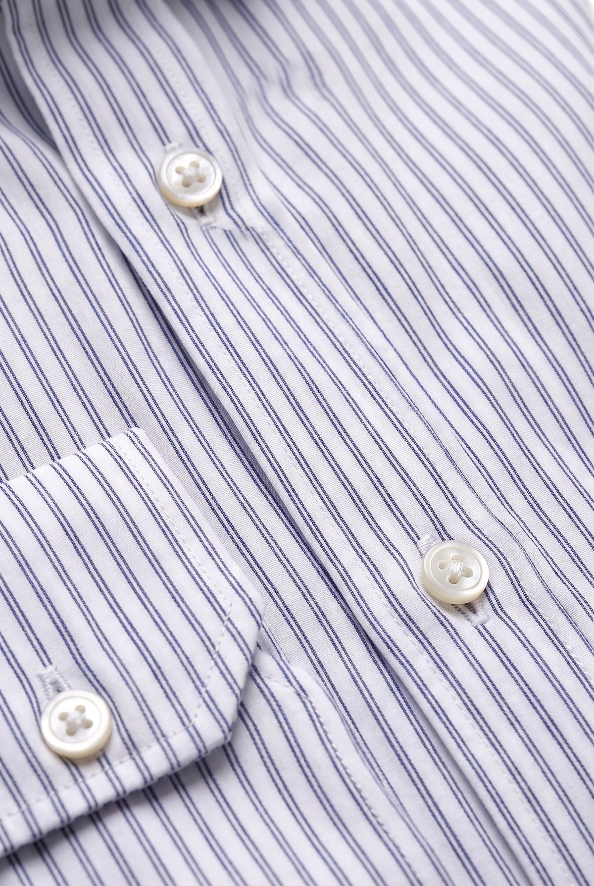 Sartorio Cotton Multi Pinstripe Dress Shirt