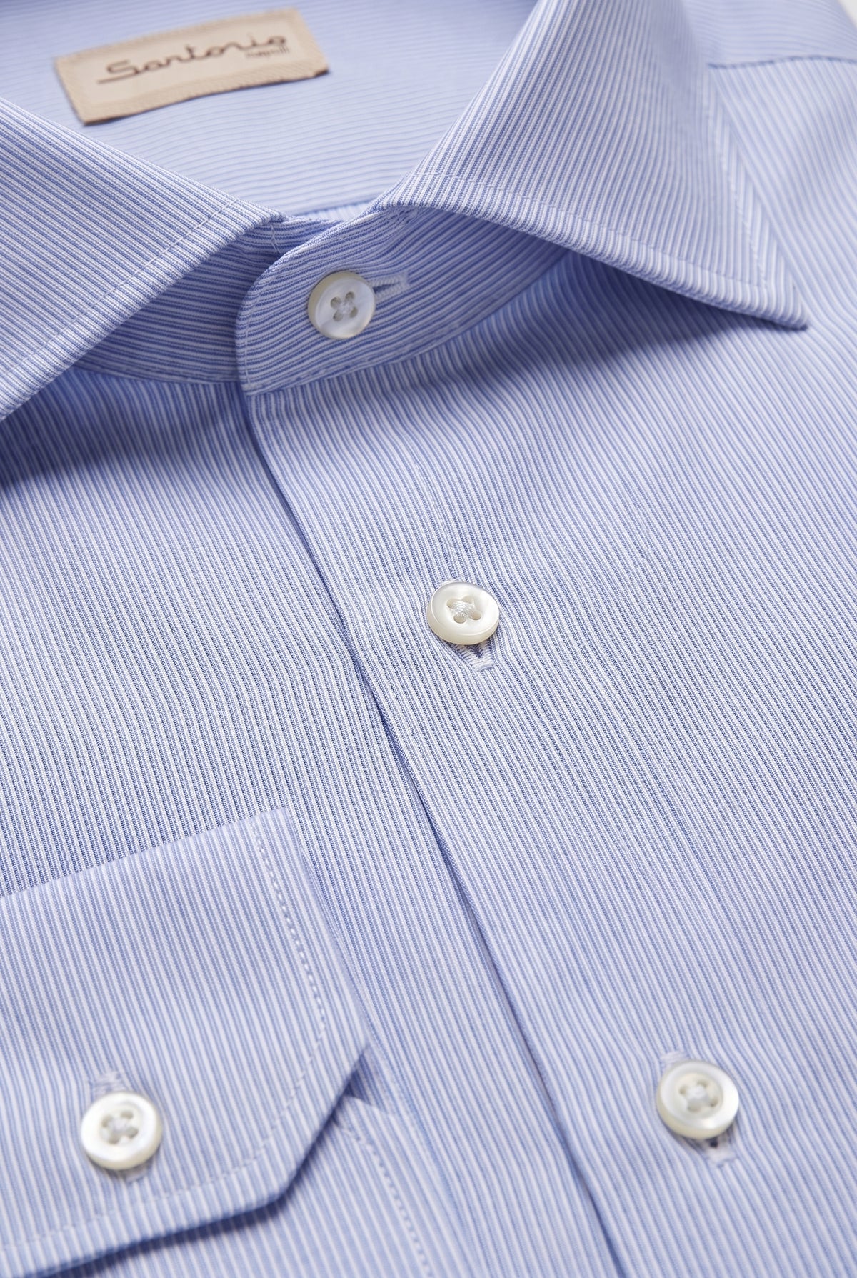 Sartorio Cotton Multi Pinstripe Dress Shirt