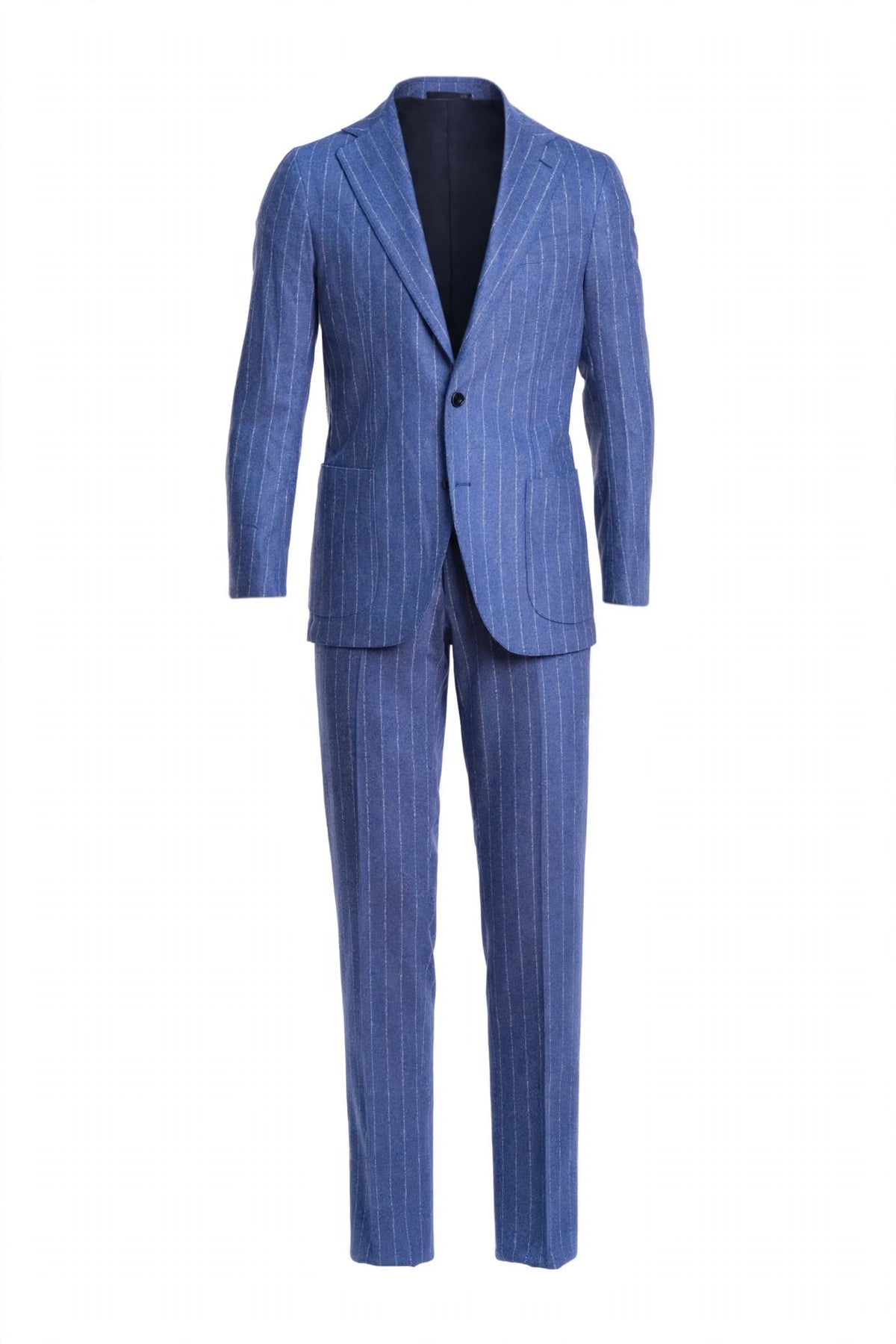 Sartorio Jumbo Pinstripe Virgin Wool-Cashmere Suit