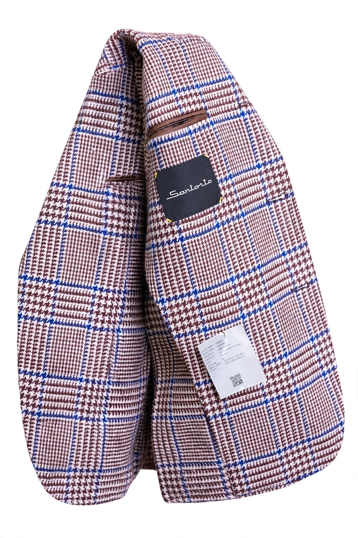 Sartorio Prince of Wales Wool Sport Jacket
