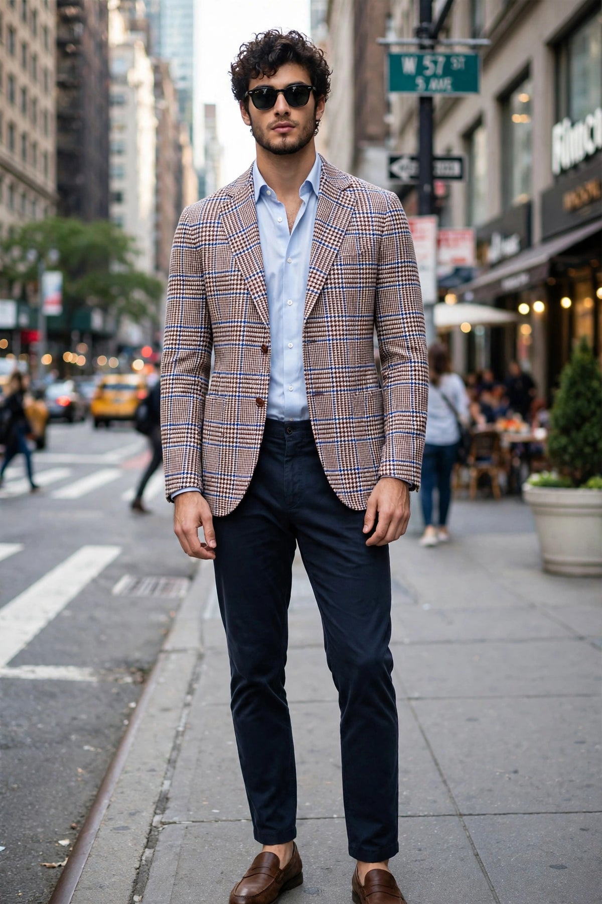Sartorio Prince of Wales Wool Sport Jacket