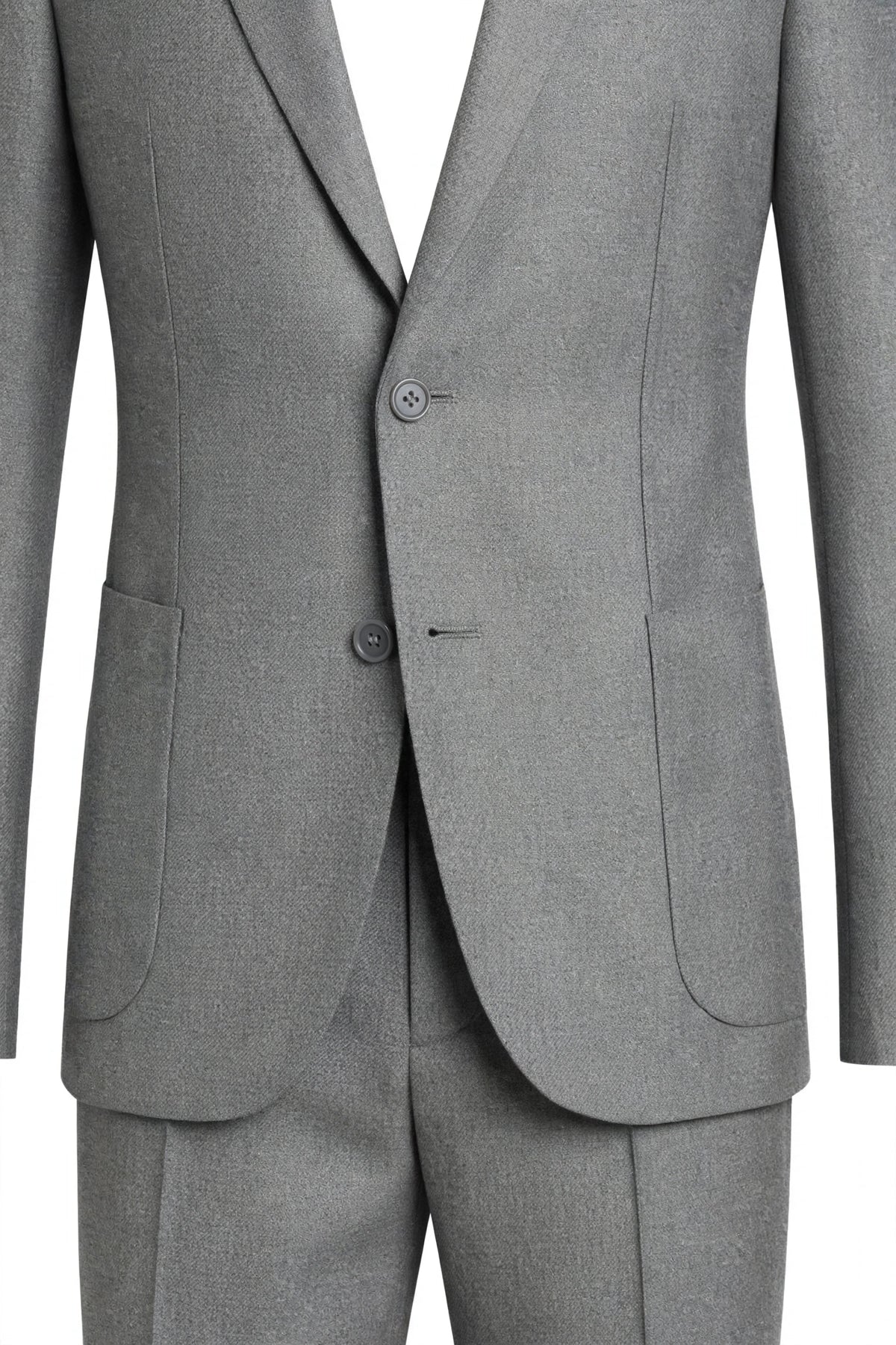 Sartorio Solid Virgin Wool-Silk Suit