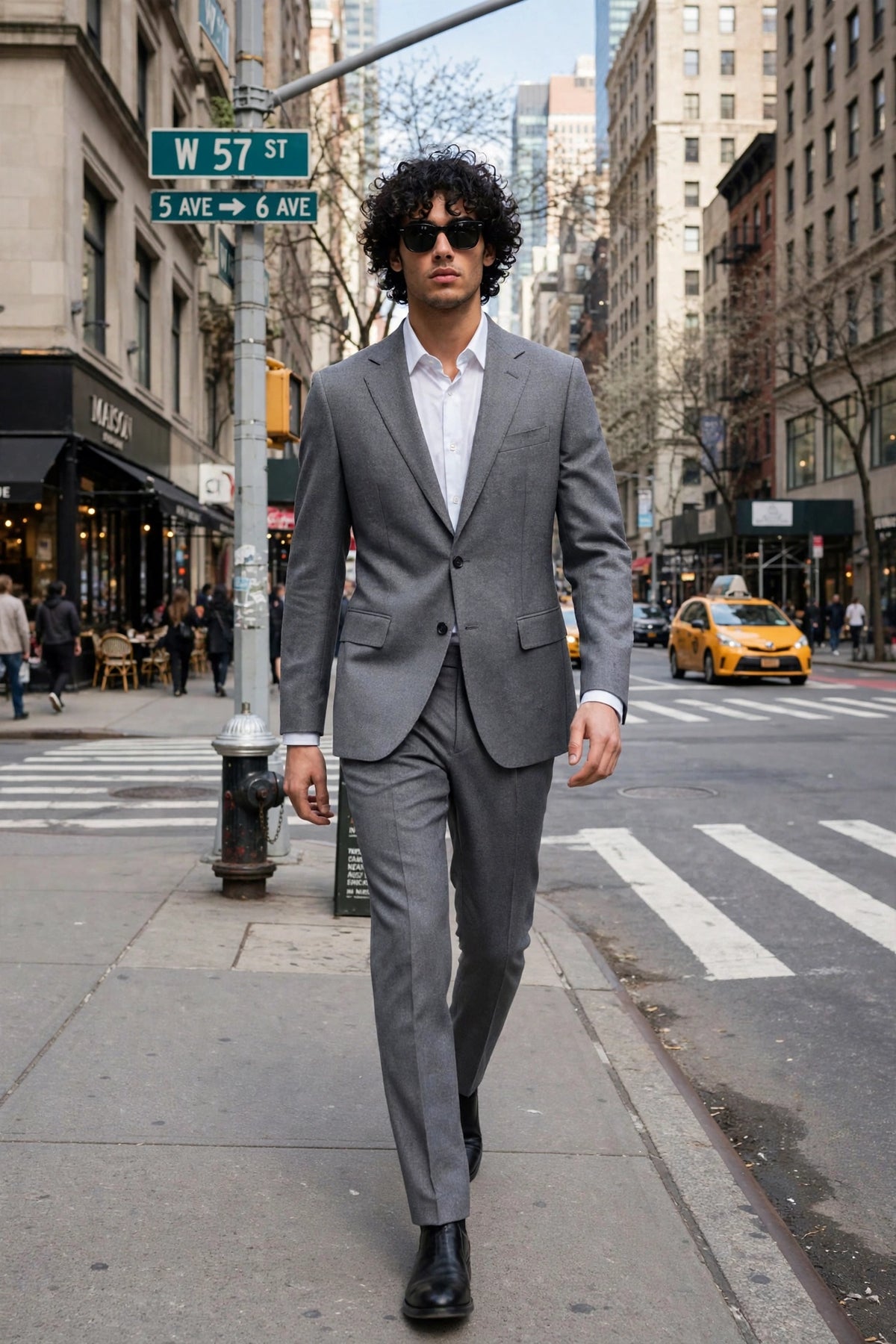 Sartorio Solid Virgin Wool-Silk Suit