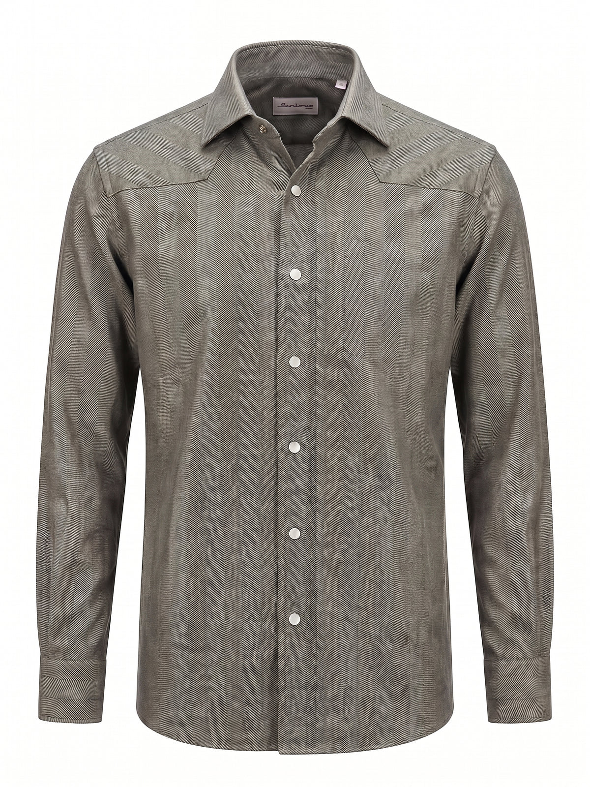 Sartorio TONY Herringbone Cotton Overshirt