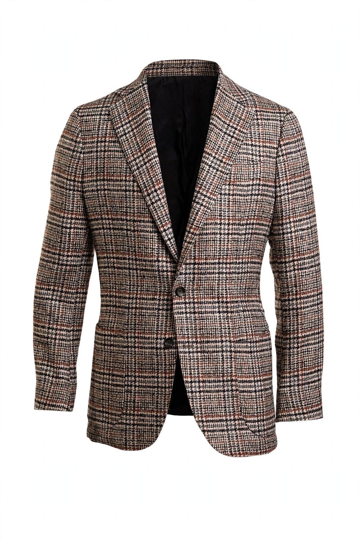 Sartorio Checked Wool-Alpaca Sport Jacket
